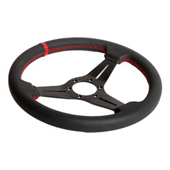 Volant DriftShop Sim Racing, Cuir Noir
